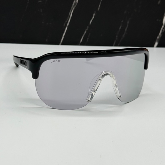 NWT GUCCI AUTHENTIC NEW SUNGLASSES GUCCI, UNISEX SHIELD EYWEAR GUCCI - Picture 6 of 13